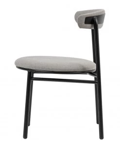 Studio Copenhagen Esszimmerstuhl Embi (2er-Set) - Webstoff / Metall - Grau / Schwarz -Deutschland Stühle Verkaufs-Shop 1000273482 220420 035 DETAILS P000000001000273482