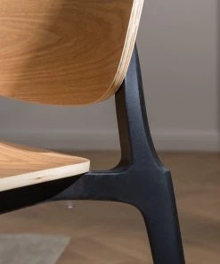 Studio Copenhagen Esszimmerstuhl Day (2er-Set) - Polywood / Kunststoff - Eiche Dekor / Schwarz -Deutschland Stühle Verkaufs-Shop 1000273483 220915 025 MOOD DETAILS P000000001000273483 mood