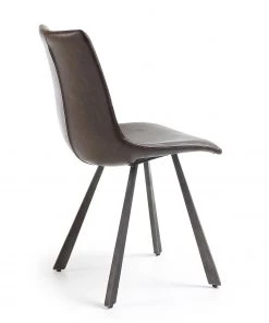 Fredriks Esszimmerstuhl Tryon (4er-Set) - Kunstleder / Stahl - Vintage Dunkelbraun / Dunkelbraun 9 Fredriks Esszimmerstuhl Tryon (4er-Set) - Kunstleder / Stahl - Vintage Dunkelbraun / Dunkelbraun -Deutschland Stühle Verkaufs-Shop 1000274215 210618 10464100101 DETAILS P000000001000274215