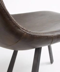 Fredriks Esszimmerstuhl Tryon (4er-Set) - Kunstleder / Stahl - Vintage Dunkelbraun / Dunkelbraun 10 Fredriks Esszimmerstuhl Tryon (4er-Set) - Kunstleder / Stahl - Vintage Dunkelbraun / Dunkelbraun -Deutschland Stühle Verkaufs-Shop 1000274215 210618 10464200102 DETAILS P000000001000274215