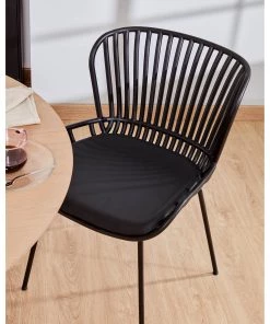 Mørteens Esszimmerstuhl Sakira (4er-Set) - Kunstleder / Stahl - Schwarz -Deutschland Stühle Verkaufs-Shop 1000274225 210618 10464300172 MOOD DETAILS P000000001000274225 mood