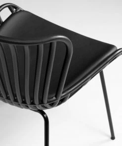 Mørteens Esszimmerstuhl Sakira (4er-Set) - Kunstleder / Stahl - Schwarz -Deutschland Stühle Verkaufs-Shop 1000274225 210618 10464300177 DETAILS P000000001000274225