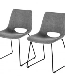 Mørteens Esszimmerstuhl Zara II (2er-Set) - Lichtgrau