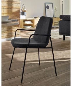 Fredriks Armlehnenstuhl Gina (2er-Set) - Dunkelgrau -Deutschland Stühle Verkaufs-Shop 1000274231 210618 10464400229 MOOD DETAILS P000000001000274231 mood