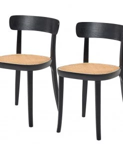 Mørteens Esszimmerstuhl Rom (2er-Set) - Schwarz