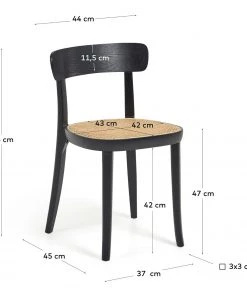 Mørteens Esszimmerstuhl Rom (2er-Set) - Schwarz -Deutschland Stühle Verkaufs-Shop 1000274247 210618 10464700368 SKETCH DETAILS P000000001000274247 sketch