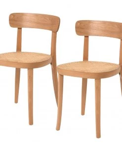 Mørteens Esszimmerstuhl Rom (2er-Set) - Buche Natur lackiert