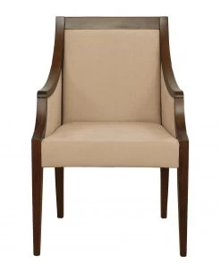 Velvet Studio Armlehnenstuhl Tofino - Webstoff / Buche massiv - Camel / Buche -Deutschland Stühle Verkaufs-Shop 1000274311 210709 14175100098 DETAILS P000000001000274311