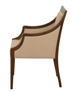 Velvet Studio Armlehnenstuhl Tofino - Webstoff / Buche massiv - Camel / Buche -Deutschland Stühle Verkaufs-Shop 1000274311 210709 14175100099 DETAILS P000000001000274311