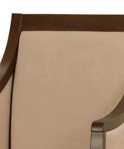 Velvet Studio Armlehnenstuhl Tofino - Webstoff / Buche massiv - Camel / Buche -Deutschland Stühle Verkaufs-Shop 1000274311 210709 14175100102 DETAILS P000000001000274311