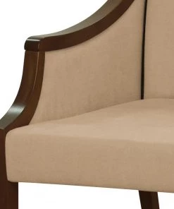 Velvet Studio Armlehnenstuhl Tofino - Webstoff / Buche massiv - Camel / Buche -Deutschland Stühle Verkaufs-Shop 1000274311 210709 14175200103 DETAILS P000000001000274311