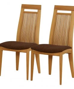 Norrwood Esszimmerstuhl Alnor (2er-Set) - Kaffeebraun