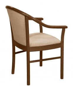 Velvet Studio Armlehnenstuhl Rosita - Webstoff / Buche massiv - Camel / Nussbaum -Deutschland Stühle Verkaufs-Shop 1000274324 210709 14175900201 DETAILS P000000001000274324