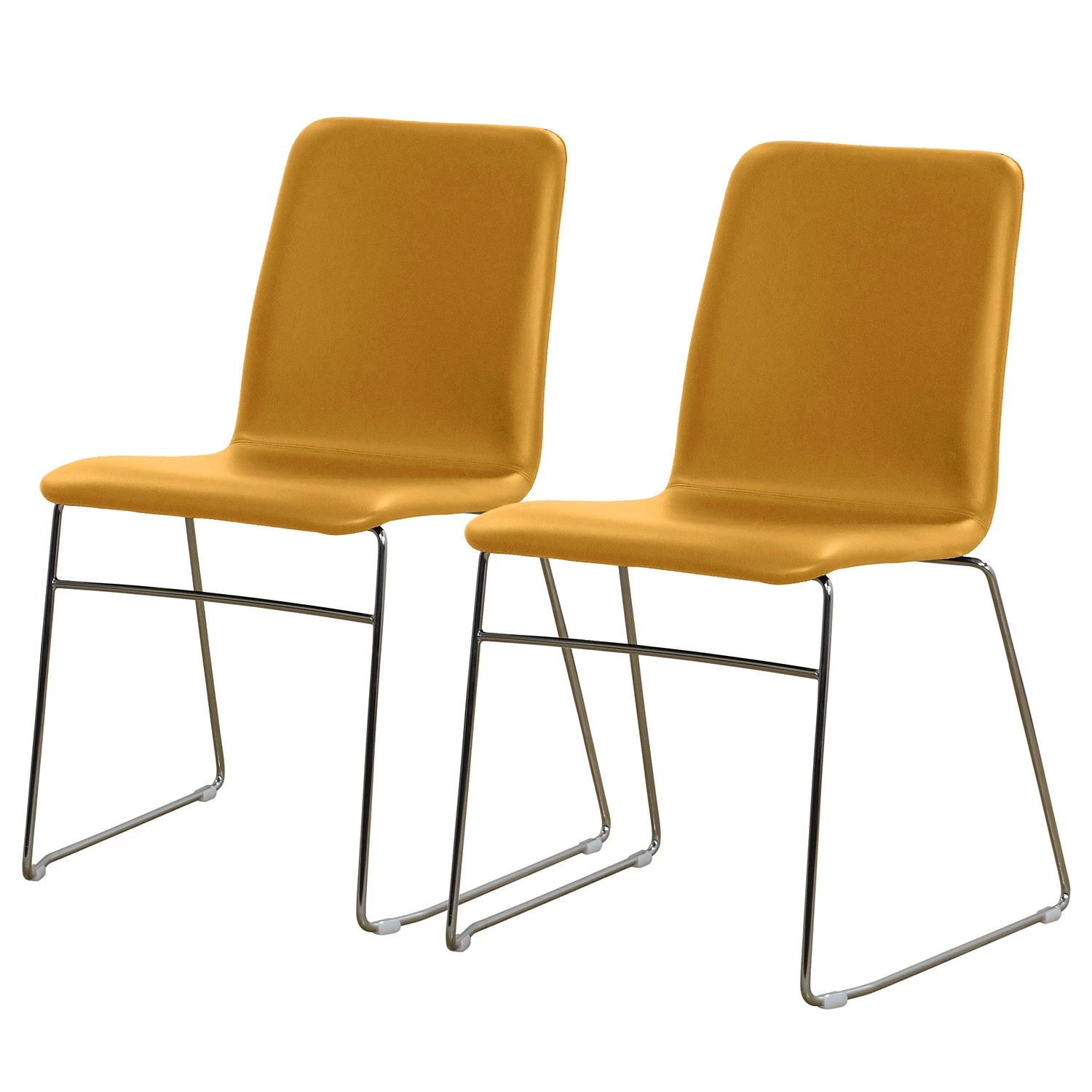 Red Living Polsterstuhl Myko (2er-Set) - Currygelb 1 Red Living Polsterstuhl Myko (2er-Set) - Currygelb