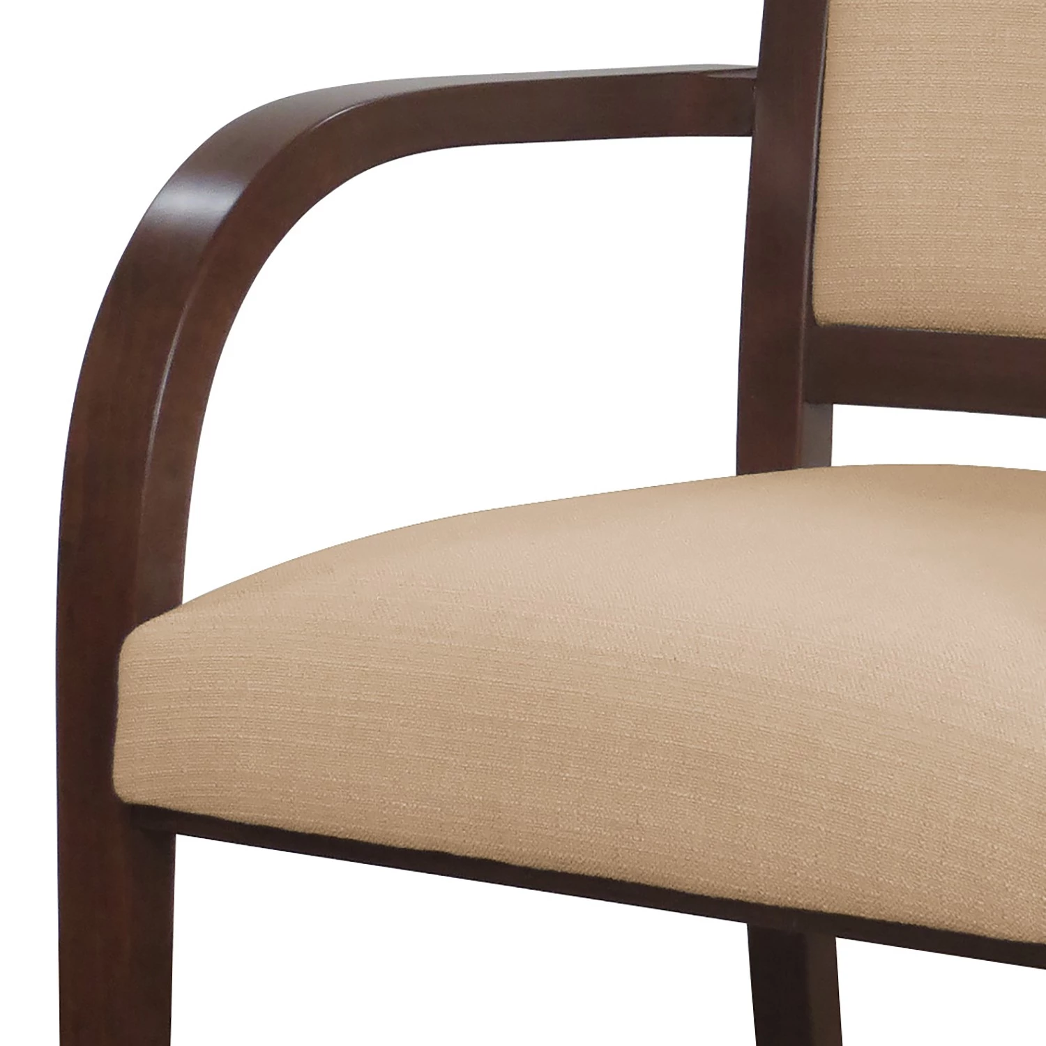 Norrwood Armlehnenstuhl Prado - Strukturstoff / Buche massiv - Camel / Nussbaum 7 Norrwood Armlehnenstuhl Prado - Strukturstoff / Buche massiv - Camel / Nussbaum – Bild 7