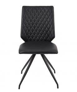 Loftscape Esszimmerstuhl Diva (2er-Set) - Kunstleder / Stahl - Schwarz -Deutschland Stühle Verkaufs-Shop 1000274856 210629 14280700112 DETAILS P000000001000274856