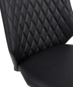 Loftscape Esszimmerstuhl Diva (2er-Set) - Kunstleder / Stahl - Schwarz -Deutschland Stühle Verkaufs-Shop 1000274856 210629 14280700114 DETAILS P000000001000274856