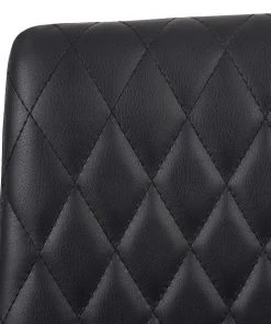 Loftscape Esszimmerstuhl Diva (2er-Set) - Kunstleder / Stahl - Schwarz -Deutschland Stühle Verkaufs-Shop 1000274856 210629 14280700115 DETAILS P000000001000274856