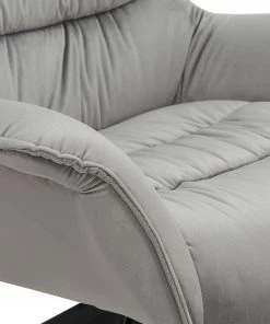 Ars manufacti Relaxsessel Arca - Samt / Metall - Grau / Schwarz -Deutschland Stühle Verkaufs-Shop 1000274878 220107 103355000148 DETAILS P000000001000274878