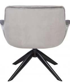 Ars manufacti Relaxsessel Arca - Samt / Metall - Grau / Schwarz -Deutschland Stühle Verkaufs-Shop 1000274878 220818 033 DETAILS P000000001000274878