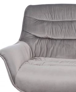 Ars manufacti Relaxsessel Arca - Samt / Metall - Grau / Schwarz -Deutschland Stühle Verkaufs-Shop 1000274878 220818 038 DETAILS P000000001000274878