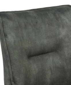 Loftscape Armlehnenstuhl Betty - Samt / Metall - Vintage Grau / Schwarz -Deutschland Stühle Verkaufs-Shop 1000274879 220107 103356000158 DETAILS P000000001000274879