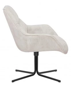 Ars manufacti Relaxsessel Belton - Samt / Metall - Creme / Schwarz -Deutschland Stühle Verkaufs-Shop 1000274880 220107 103355000122 DETAILS P000000001000274880