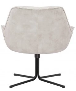 Ars manufacti Relaxsessel Belton - Samt / Metall - Creme / Schwarz -Deutschland Stühle Verkaufs-Shop 1000274880 220107 103355000133 DETAILS P000000001000274880