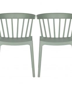 Loftscape Esszimmerstuhl Bexley (2er-Set) - Mintgrau