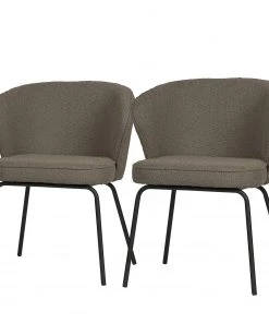 Red Living Polsterstuhl Bird I (2er-Set) - Taupe