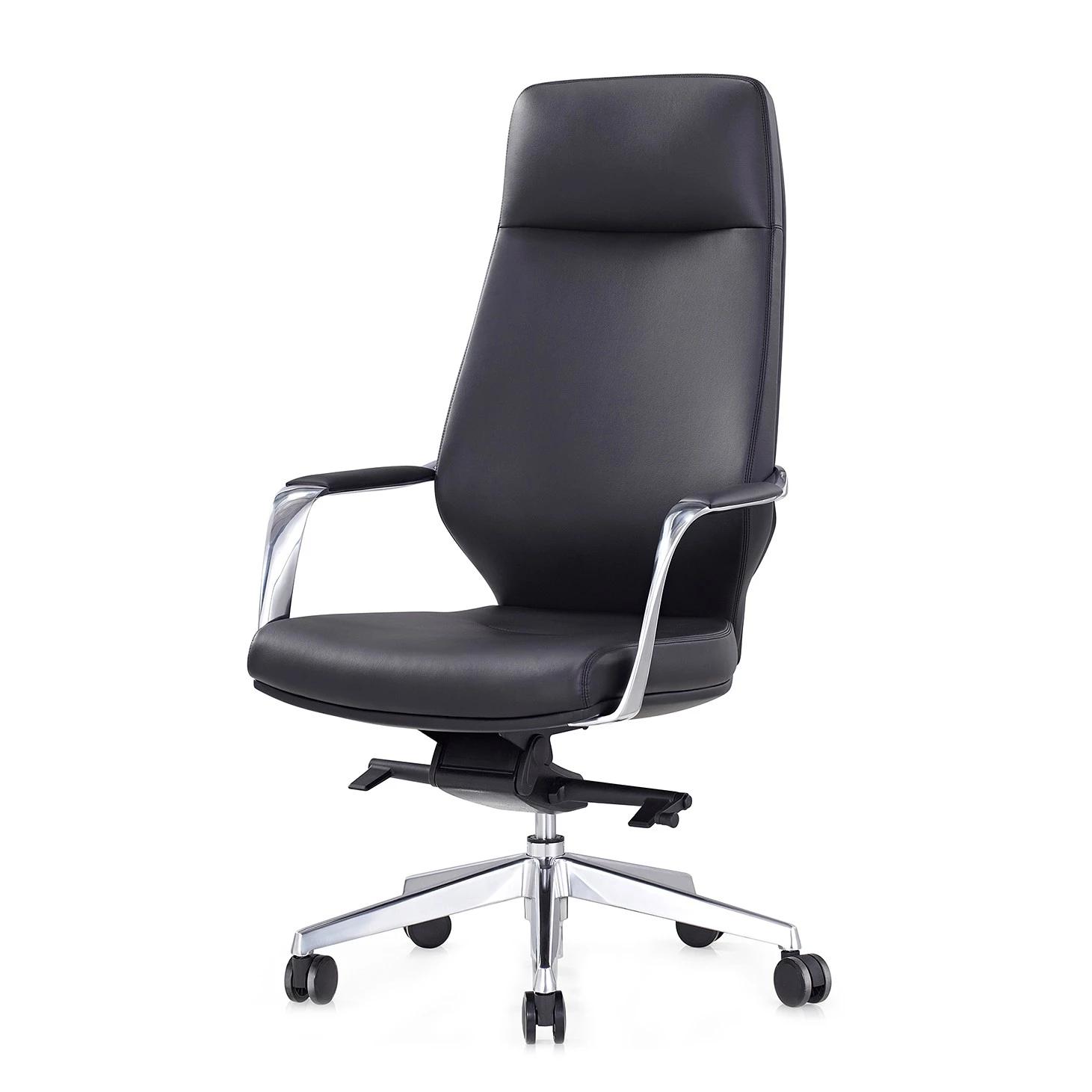 Loftscape Bürostuhl Maia - Kunstleder / Aluminium - Schwarz / Silber 1 Loftscape Bürostuhl Maia - Kunstleder / Aluminium - Schwarz / Silber