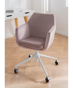 Mørteens Bürodrehstuhl Nicholas IV - Samt / Eisen - Altrosa / Weiß 15 Mørteens Bürodrehstuhl Nicholas IV - Samt / Eisen - Altrosa / Weiß -Deutschland Stühle Verkaufs-Shop 1000276826 220907 021 MOOD DETAILS P000000001000276826 mood