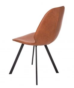 Norrwood Esszimmerstuhl Galway - Kunstleder / Edelstahl - Cognac / Schwarz -Deutschland Stühle Verkaufs-Shop 1000277515 210630 10340800051 DETAILS P000000001000277515