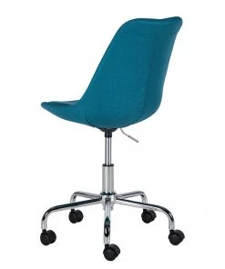 Mørteens Bürodrehstuhl Aledas - Webstoff Cors: Petrol - Chrom glänzend -Deutschland Stühle Verkaufs-Shop 1000277859 220505 030 DETAILS P000000001000277859