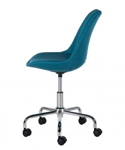 Mørteens Bürodrehstuhl Aledas - Webstoff Cors: Petrol - Chrom glänzend -Deutschland Stühle Verkaufs-Shop 1000277859 220505 032 DETAILS P000000001000277859