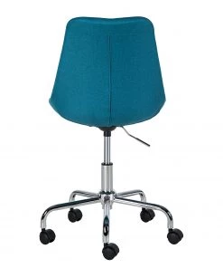 Mørteens Bürodrehstuhl Aledas - Webstoff Cors: Petrol - Chrom glänzend -Deutschland Stühle Verkaufs-Shop 1000277859 220505 033 DETAILS P000000001000277859