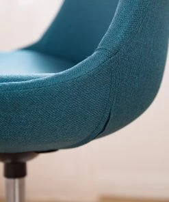 Mørteens Bürodrehstuhl Aledas - Webstoff Cors: Petrol - Chrom glänzend -Deutschland Stühle Verkaufs-Shop 1000277859 220524 030 DETAILS P000000001000277859