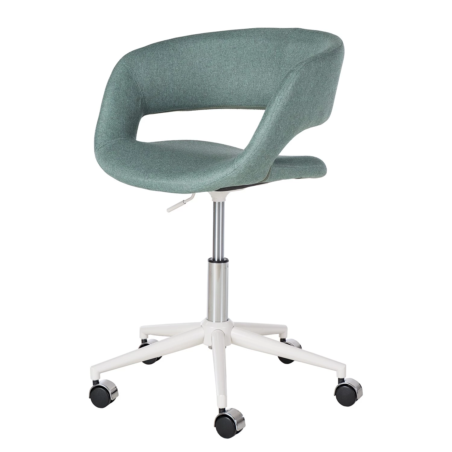 Mørteens Bürostuhl Buggio - Webstoff Cors: Mintgrau - Weiß 1 Mørteens Bürostuhl Buggio - Webstoff Cors: Mintgrau - Weiß