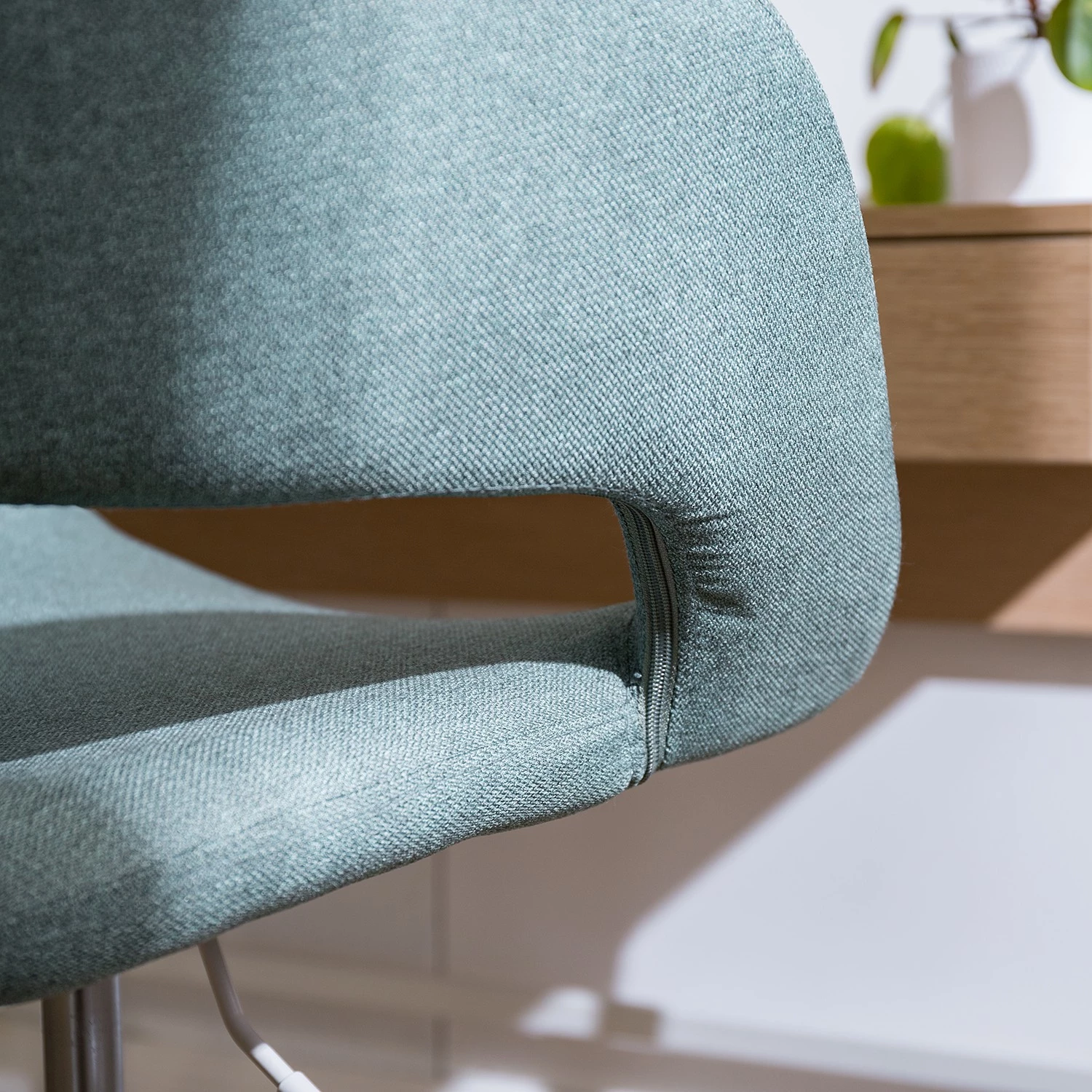 Mørteens Bürostuhl Buggio - Webstoff Cors: Mintgrau - Weiß 12 Mørteens Bürostuhl Buggio - Webstoff Cors: Mintgrau - Weiß – Bild 12