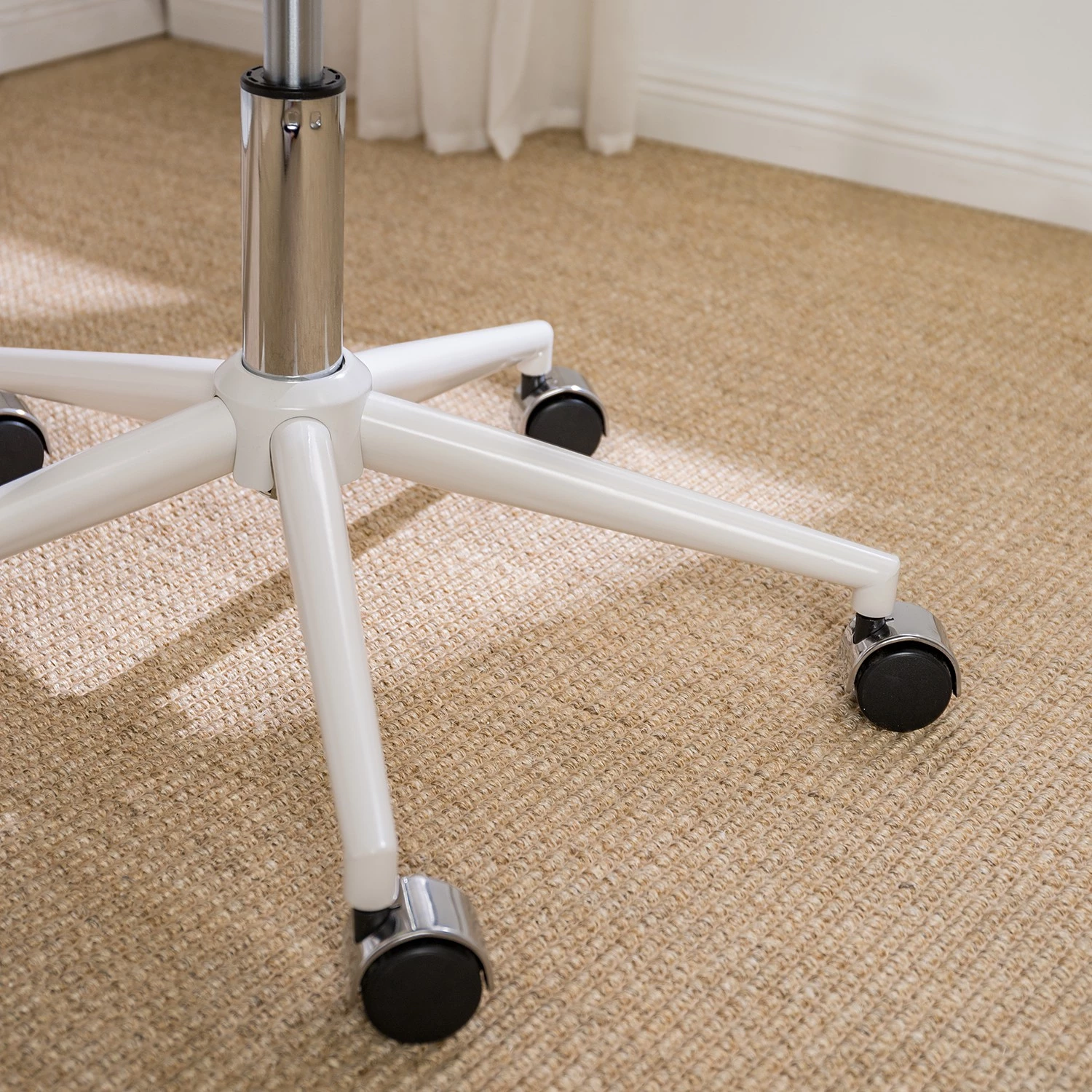 Mørteens Bürostuhl Buggio - Webstoff Cors: Mintgrau - Weiß 14 Mørteens Bürostuhl Buggio - Webstoff Cors: Mintgrau - Weiß – Bild 14