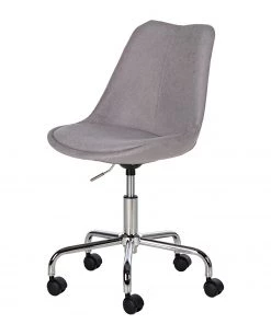 Mørteens Bürodrehstuhl Aledas II - Hellgrau - Chrom glänzend