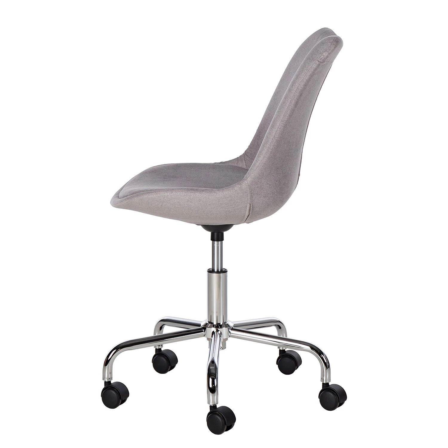 Mørteens Bürodrehstuhl Aledas II - Hellgrau - Chrom glänzend 4 Mørteens Bürodrehstuhl Aledas II - Hellgrau - Chrom glänzend – Bild 4