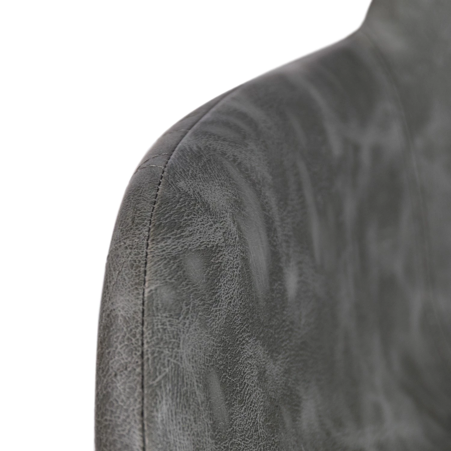 Ars manufacti Armlehnenstuhl Cielo - Kunstleder / Stahl - Vintage Grau / Schwarz 9 Ars manufacti Armlehnenstuhl Cielo - Kunstleder / Stahl - Vintage Grau / Schwarz – Bild 9