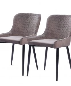 Ars manufacti Esszimmerstuhl Dorio (2er-Set) - Grau
