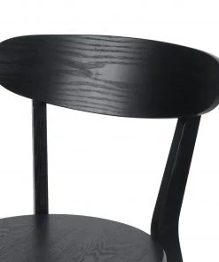 Studio Copenhagen Esszimmerstuhl Flori (2er-Set) - Esche teilmassiv - Esche Schwarz -Deutschland Stühle Verkaufs-Shop 1000281761 220816 040 DETAILS P000000001000281761