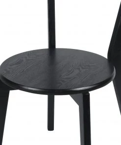 Studio Copenhagen Esszimmerstuhl Flori (2er-Set) - Esche teilmassiv - Esche Schwarz -Deutschland Stühle Verkaufs-Shop 1000281761 220816 041 DETAILS P000000001000281761