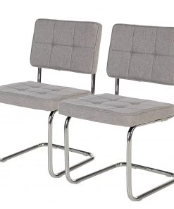 Fredriks Freischwinger Feliz (2er-Set) - Hellgrau