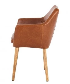 Mørteens Armlehnenstuhl Nicholas - Kunstleder Aken: Vintage Cognac - 2er Set -Deutschland Stühle Verkaufs-Shop 1000281813 210819 09251100102 DETAILS P000000001000281813