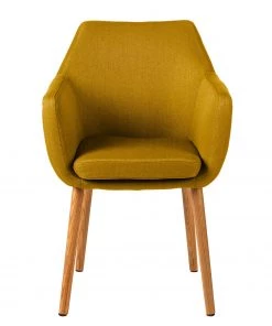 Mørteens Armlehnenstuhl Nicholas - Webstoff Cors: Currygelb - 2er Set -Deutschland Stühle Verkaufs-Shop 1000281822 210819 09285700133 DETAILS P000000001000281822