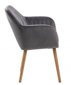 Mørteens Armlehnenstuhl Tilanda - Samt Kemi: Dunkelgrau - 2er Set -Deutschland Stühle Verkaufs-Shop 1000281848 210819 09364600237 DETAILS P000000001000281848